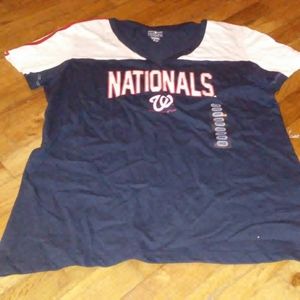 Washington National women Large shirt brand new
